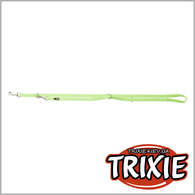 ТРИКСИ Украина - Поводок-перестежка Premium-TRIXIE двухслойный (Размер L–XL: 2.00м/25мм.яблочный)