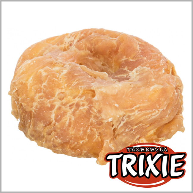ТРИКСИ Украина - Жевательное кольцо Denta Fun-TRIXIE (курица, 5см/100гр, 4шт/уп)