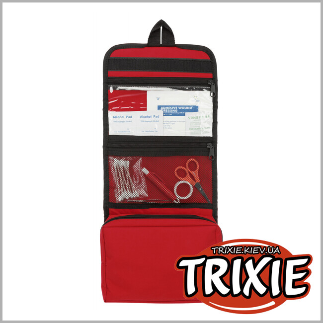ТРИКСИ Украина - Аптечка Premium  для котов и собак Trixie First Aid Kit (17 различных компонентов 38 штук)
