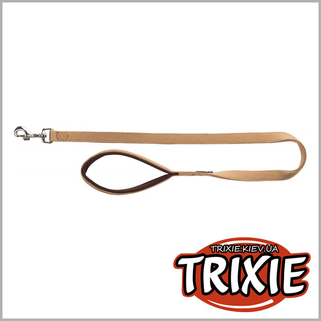 ТРІКСІ Україна - Повідець Premium-TRIXIE (XS-S 1.20м/15мм, карамель, неопрен)