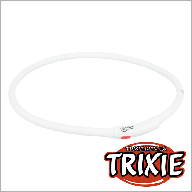 ТРИКСИ Украина - Светящийся USB ошейник для собак Trixie USB Flash Light Ring (70 cm*10 mm)