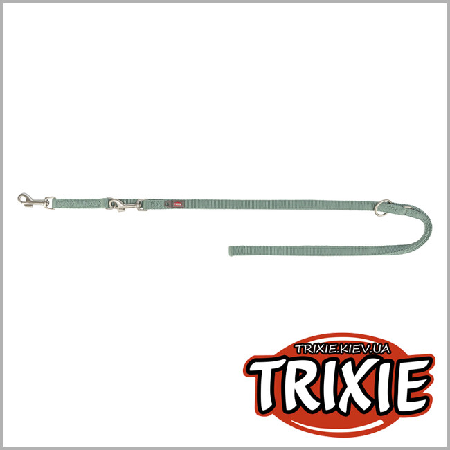 ТРИКСИ Украина - Поводок для собак Trixie 201034 Premium регулируемый двухслойный XS 2 м 10 мм светло-зеленый