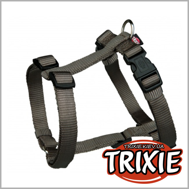 ТРІКСІ Україна - Шлей для собак TRIXIE - Premium (Розмір: 75-100см/25мм, Колір: коричневий, нейлон)