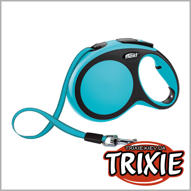 ТРИКСИ Украина - Флекси TRIXIE - New COMFORT (L: 8 м/50 кг, синий)