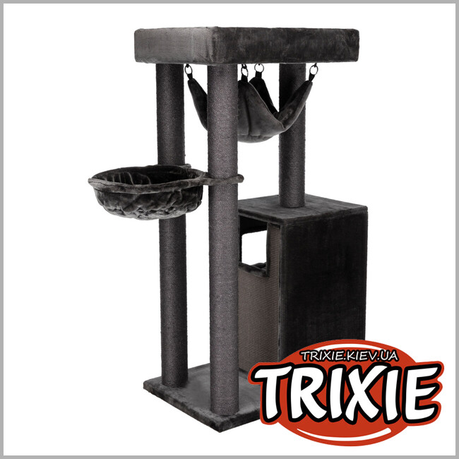ТРІКСІ Україна - Будиночок-драпак для тварин Trixie 44670 XXL"Amadeus", 163см,антрацит