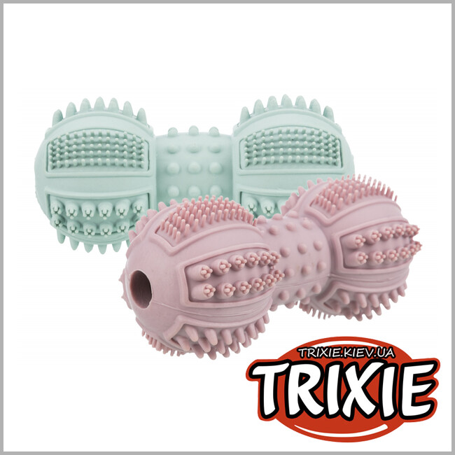 ТРИКСИ Украина -  Массажная гантель Trixie Junior Dumbbell (каучук 9см)