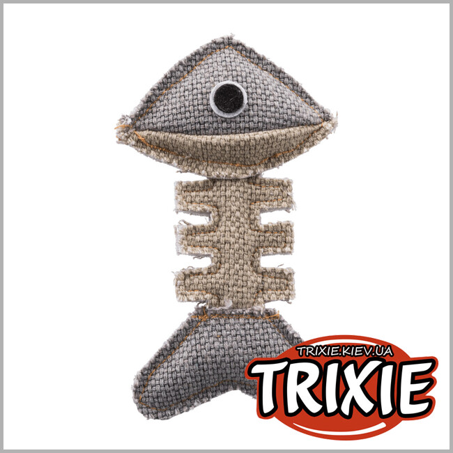 ТРІКСІ Україна - Рибий скелет Іграшка TRIXIE BE NORDIC (тканина/бавовна 13 см)