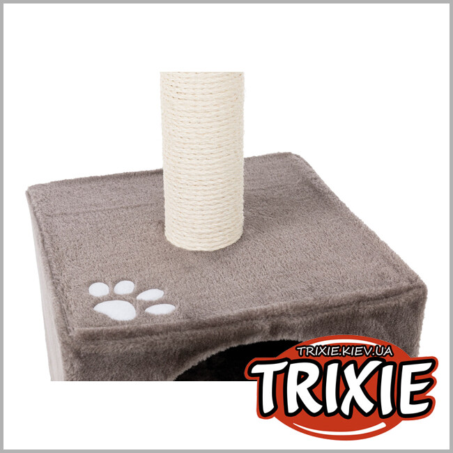 ТРИКСИ Украина - Домик-драпак для котов Trixie 43952 "San Fernando", 106см, платиновый