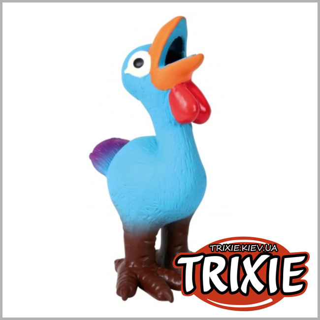 ТРИКСИ Украина - Игрушка для собак TRIXIE - Цыплёнок (Размер: 17см)
