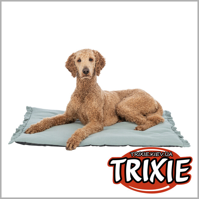 ТРИКСИ Украина - Лежак-коврик для животных Trixie 28514 "Amelie", 90х65см,шалфей