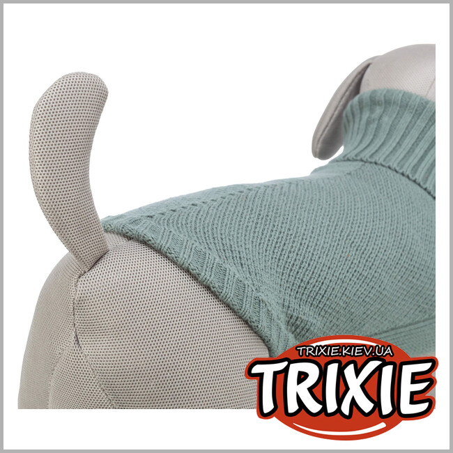 ТРИКСИ Украина - CityStyle пуловер Trixie 680190 "Berlin", ХL: 70см, шалфей