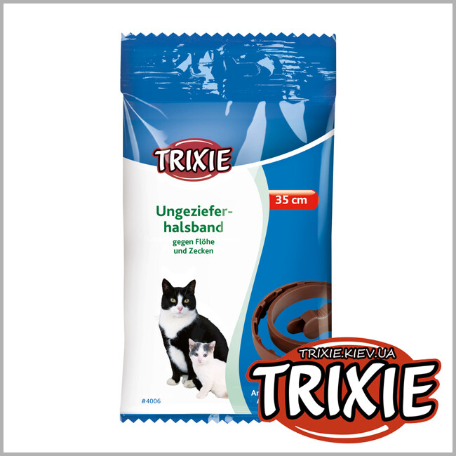 ТРИКСИ Украина - БИО Ошейник против паразитов для котов TRIXIE (БИО 35см)