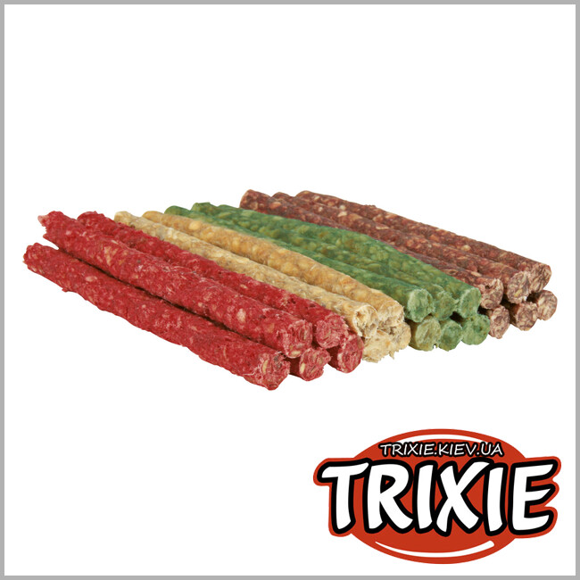 ТРИКСИ Украина - Лакомство и snack для собак Trixie 2610 Жевательная палочка микс 100шт 900г