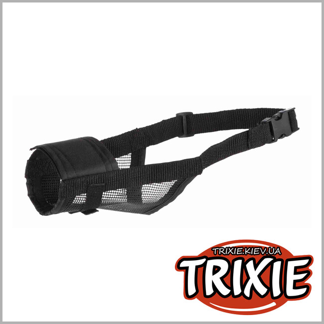 ТРІКСІ Україна - Намордник Trixie 19261 для собак закритий з сітчастою вставкою поліестер XS-S 15-20 см/3,7 см