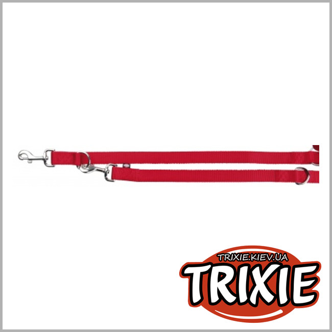 ТРИКСИ Украина - Поводок для собак TRIXIE - Premium (Размер:2м/20мм, Цвет:красный,нейлон)