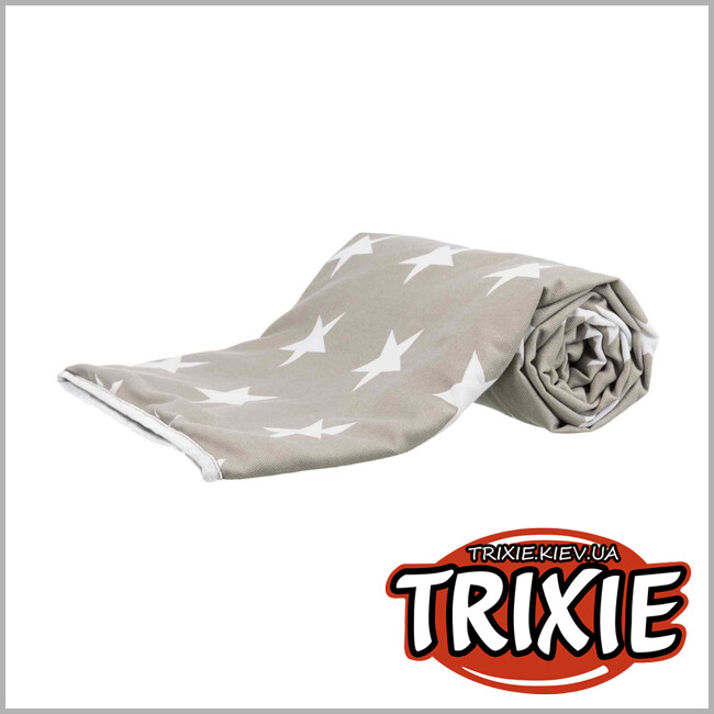 ТРИКСИ Украина - Покрывало Stars-TRIXIE (150х100см, серо-коричнев/белый)