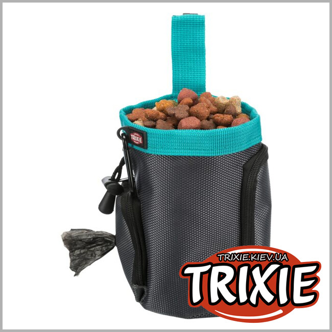 ТРИКСИ Украина - Сумка для корма TRIXIE Dog Activity Snack bag 2in1  (10*13cm)