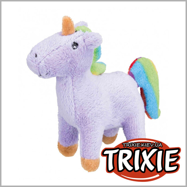 ТРІКСІ Україна - Іграшка для котів Trixie Єдиноріг плюшевий (11 см)