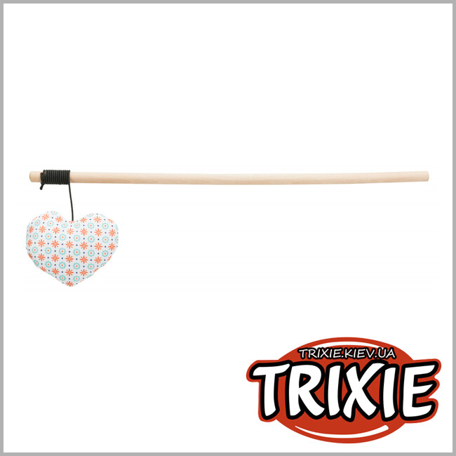 ТРИКСИ Украина - Удочка с сердцем TRIXIE (дерево/ткань, 35 см)