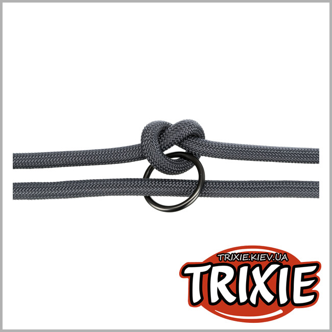 ТРИКСИ Украина - Регулируемый поводок для собак Trixie 17221 "BE NORDIC", S-M: 2.00м/8мм, темно-серый/коричневый