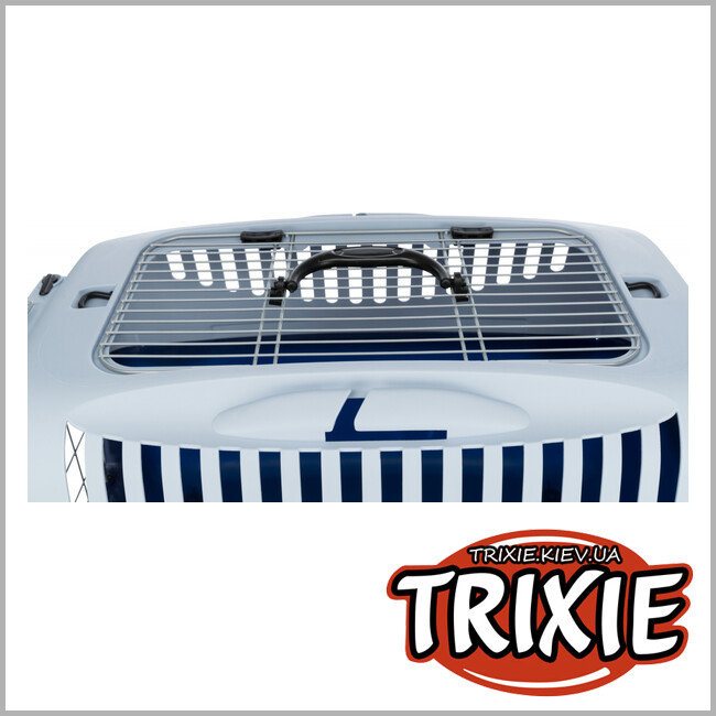 ТРИКСИ Украина - Переноска Trixie Capri 3 Open Top (40*38 *61 см  темно-синий/голубой)