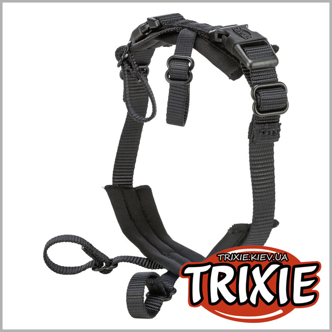 ТРІКСІ Україна - Адаптор для шлеї Trixie "Stay", L-XL: 59-92см/25мм, чорний
