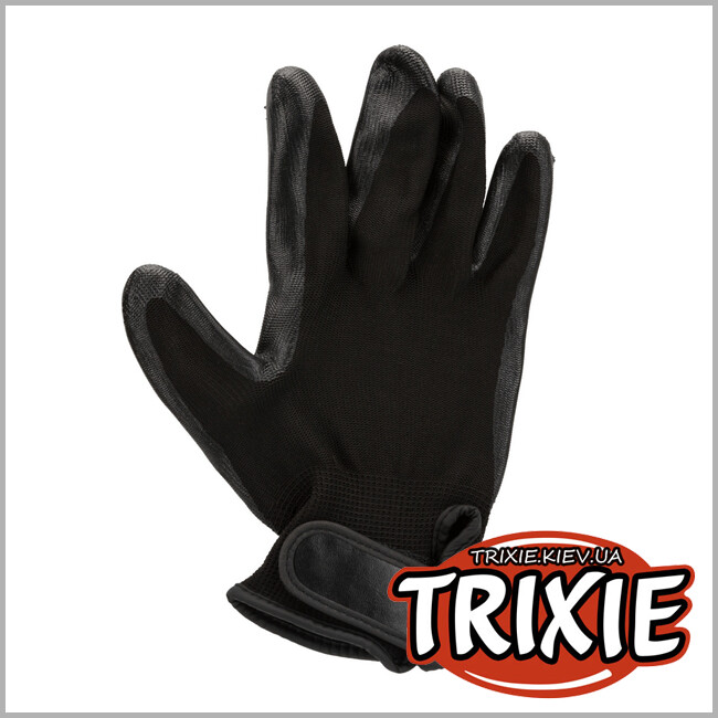 ТРИКСИ Украина - Перчатка д/ухода за мехом TRIXIE (нейлон/резина,16х23см, 1пара)