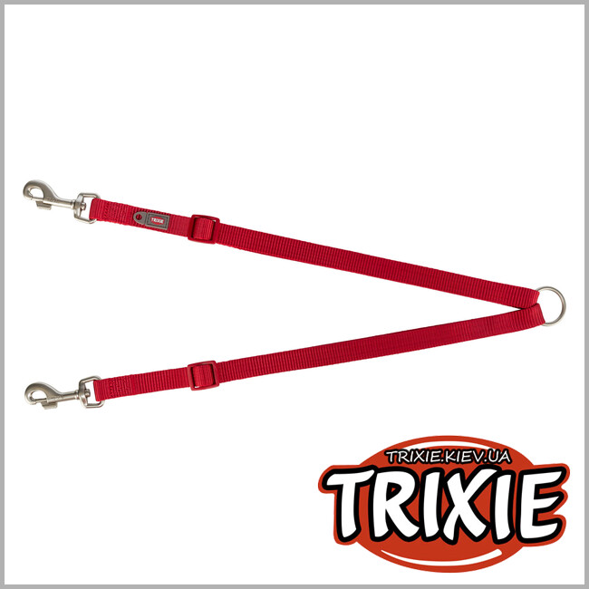 ТРИКСИ Украина - Поводок-стая для собак Trixie 2011803 "Premium", XS-S: 40-70cм/10мм, красный