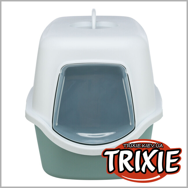 ТРІКСІ Україна - Туалет-будиночок для кота Trixie 402710 "Vico", 40х40х56см, шавлія/білий