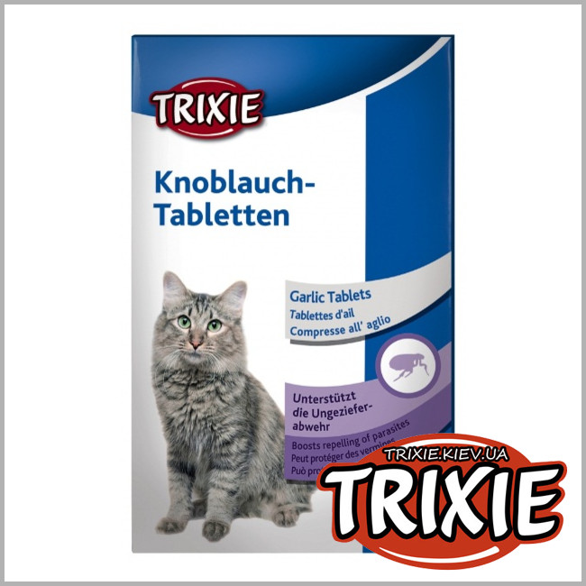 ТРИКСИ Украина - Чесночные таблетки для котов TRIXIE