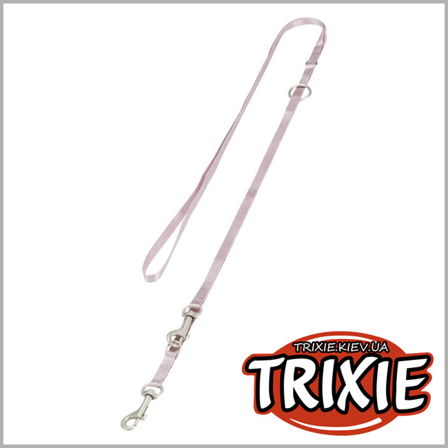 ТРИКСИ Украина - Мягкая шлейка Junior Puppy с поводком Trixie Junior Puppy Soft Harness with Lead (36-50cm*10mm, светло-сереневый)