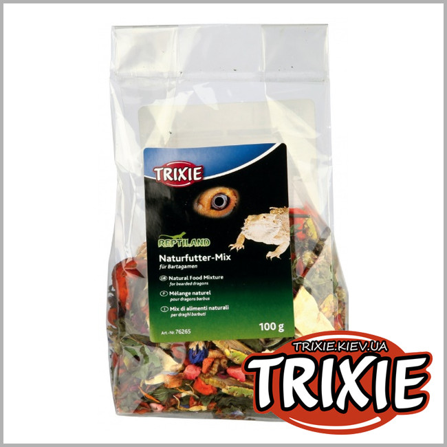 ТРІКСІ Україна - Суміш натуральних продуктів для рептилій TRIXIE Natural Food Mixture for Bearded Dragons (100g)