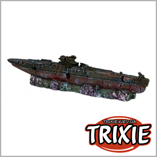 ТРИКСИ Украина - Грот для рыбок TRIXIE - Субмарина (19см)