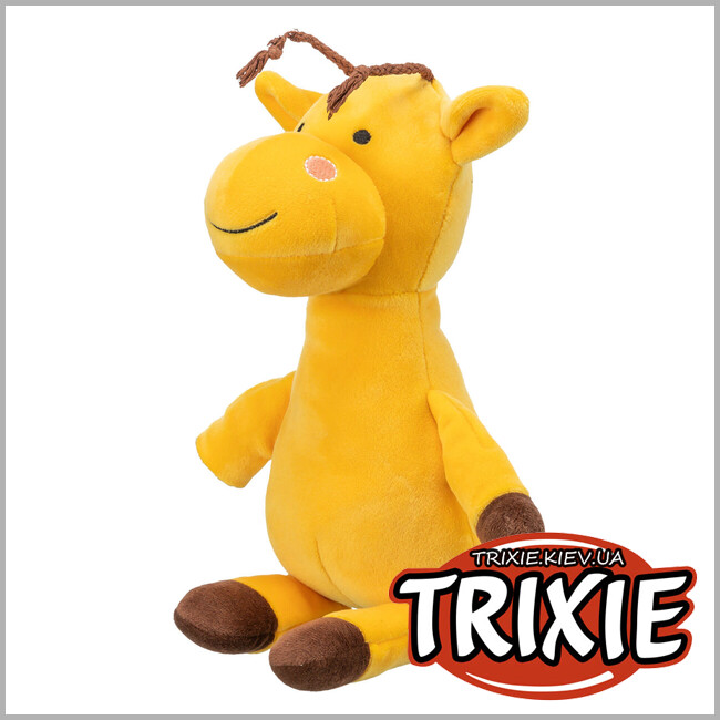 ТРИКСИ Украина - Игрушка жираф для животных Trixie 36156 (плюш), 30см