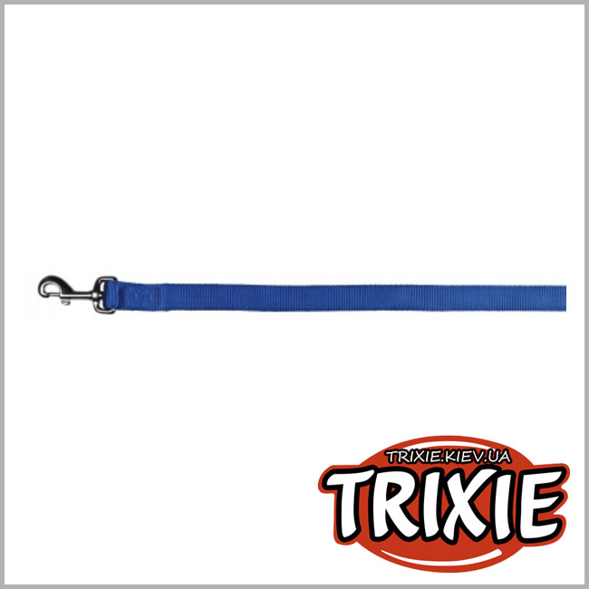 ТРИКСИ Украина - Поводок для собак TRIXIE - Premium (Размер:1м/20мм, Цвет:голуб, нейлон)