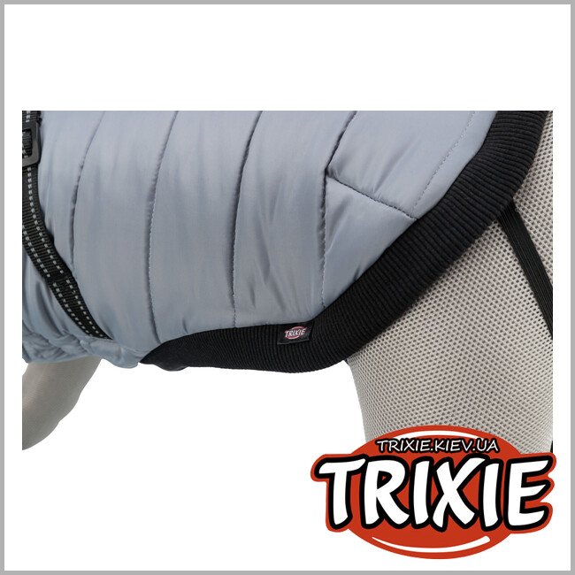 ТРИКСИ Украина - Попона "Pontis" Trixie 680342 со шлейкой, XS: 30см, серый
