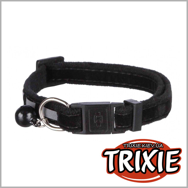 ТРИКСИ Украина - Ошейник для кошки TRIXIE - с отражателем, вельвет