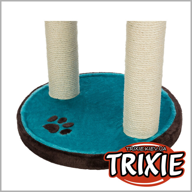 ТРІКСІ Україна - Будиночок-драпак для котів Trixie 43870 "Lugo", 103см, коричнев/бірюзовий