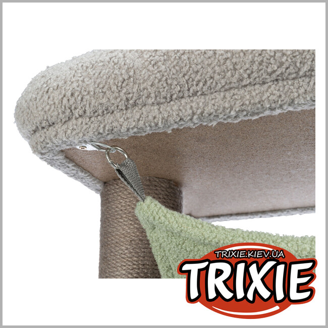 ТРИКСИ Украина - Домик-когтеточка для кошек Junior Trixie 44442 "Lunito", 71 см, серо-мятная