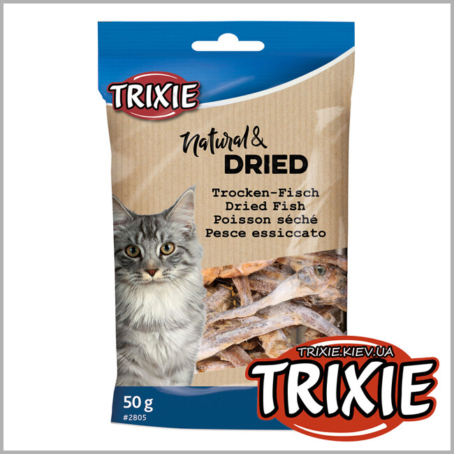 ТРИКСИ Украина - Сушеная рыба Trixie 2805 для котов 50 г