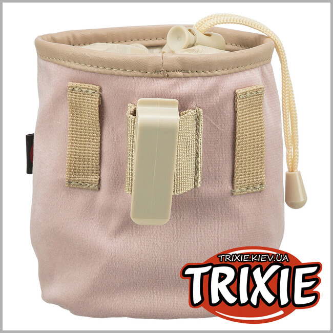 ТРИКСИ Украина - Сумка для лакомства Trixie 32288 (замша) на пояс с клипсой, 9х14см