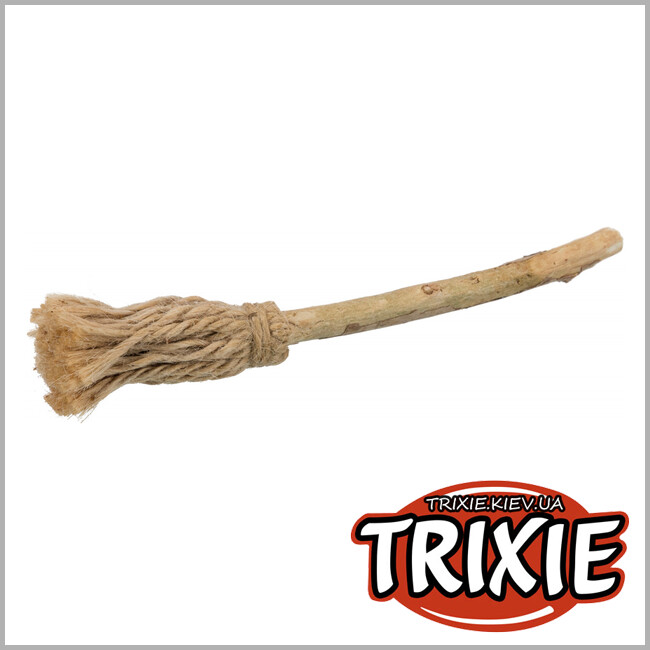 ТРІКСІ Україна - Для зубів Мітла з пензликом Trixie Matatabi Broom (мататабі 16 см)