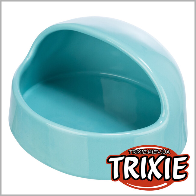 ТРИКСИ Украина - Ванна Trixie 63008 для песка для мышей/хомяков (керамика), 16х8х14см
