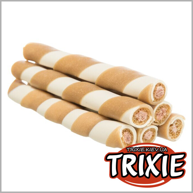ТРИКСИ Украина - Жевательный рулетик с куриной начинкой TRIXIE (17 г)
