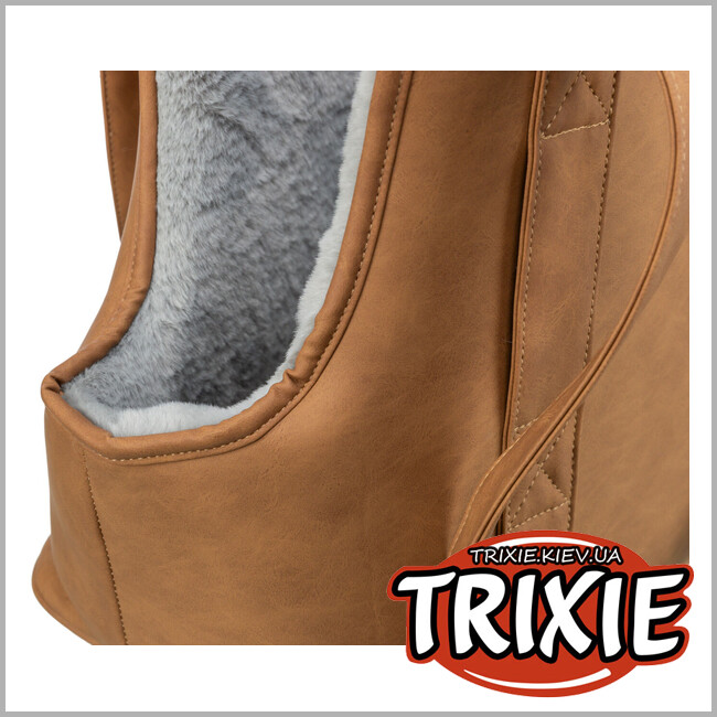 ТРИКСИ Украина - Сумка-переноска для собак Trixie 28848 "Evelyn", 40х30х20см, коричневый/серый