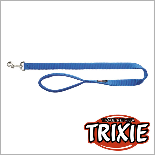 ТРІКСІ Україна - Поводок для собак Trixie 200002 "Premium", XS: 1.20м/10мм,синій