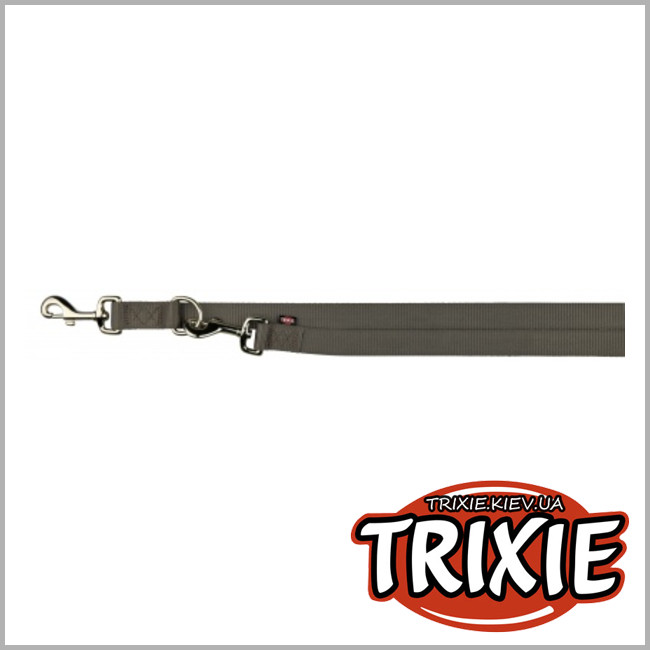 ТРИКСИ Украина - Поводок для собак TRIXIE - Premium (Размер:2м/20мм, Цвет: коричневый, нейлон)