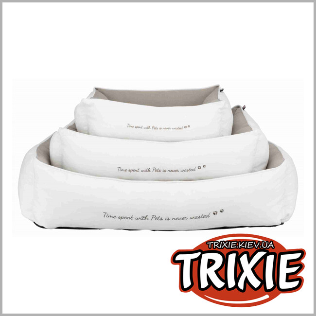 ТРИКСИ Украина - Лежак Pets Home Trixie (80*60 см белый/серо-коричнев)