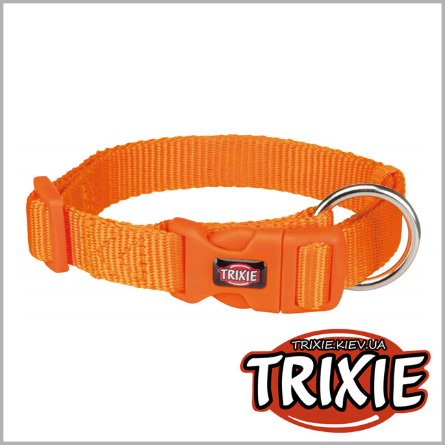 ТРИКСИ Украина - Ошейник Premium-TRIXIE (35–55см/20мм, папайа)