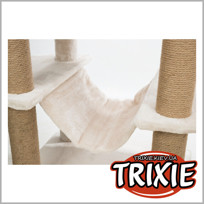 ТРІКСІ Україна - Будиночок-драпак для котів Trixie 44428 "Federico", 60 ​​× 50 142см,світло-сірий